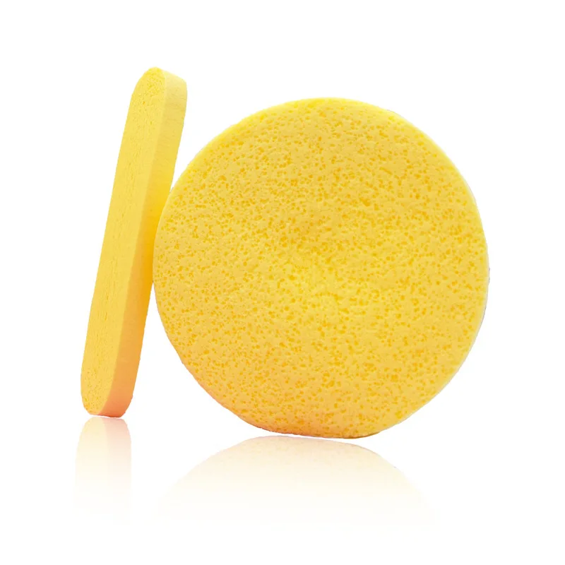 Сжатый косметический спонж для чистки лица 12 шт./пакет губка очищения средство