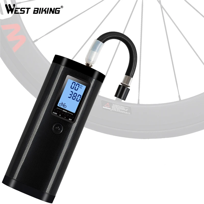 West biking насос для велосипедных шин ручной воздушный насос ручной светодиодный цифровой манометр мотоцикл автомобиль Велоспорт шин насос для велосипеда