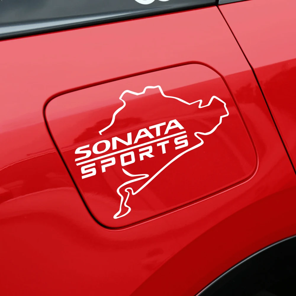 Крышки топливного бака автомобиля Декор Стикеры для Hyundai акцент Elantra Tucson Solaris Sonata