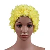 Women Flowers Swimming Caps Three-dimensional Flower Petals Design Bath Female Cap Ladies Swim Cap for Long Hair 5