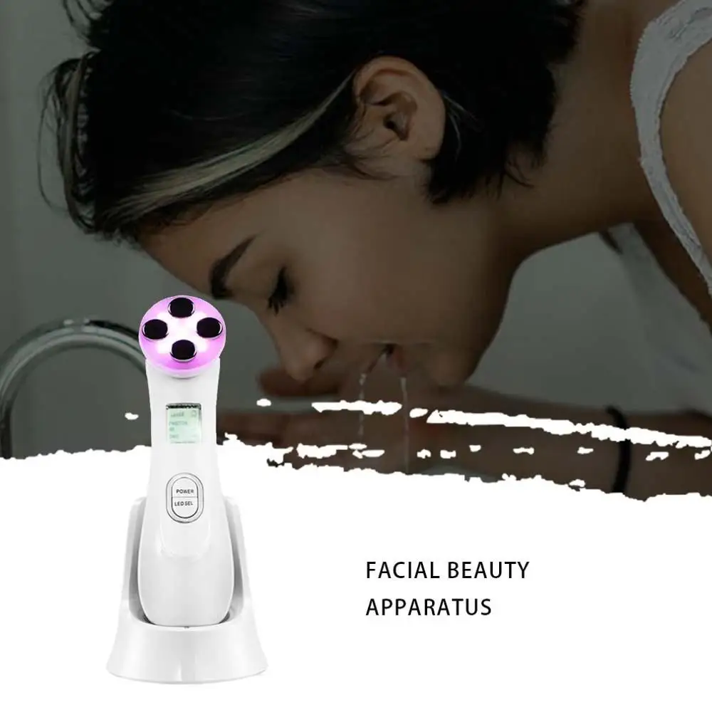 

Ion Mesotherapy Electroporation Face Beauty Pen Radio Frequency LED Photon Face Skin Rejuvenation Remover Wrinkle