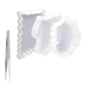 

Coaster Resin Molds,3PCS Irregular Puzzle Silicone Molds, Epoxy Resin Mold for Making Geode Coasters, Cup Bowl Mats, Home Decor