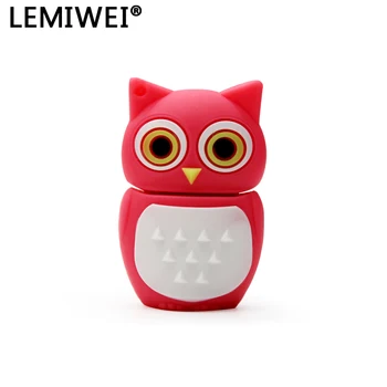 

Cartoon Animal Flash Drive 64GB 32GB 16GB 8GB Memory Stick Cute Owl USB 2.0 Pendrive Flash Drive For Computer