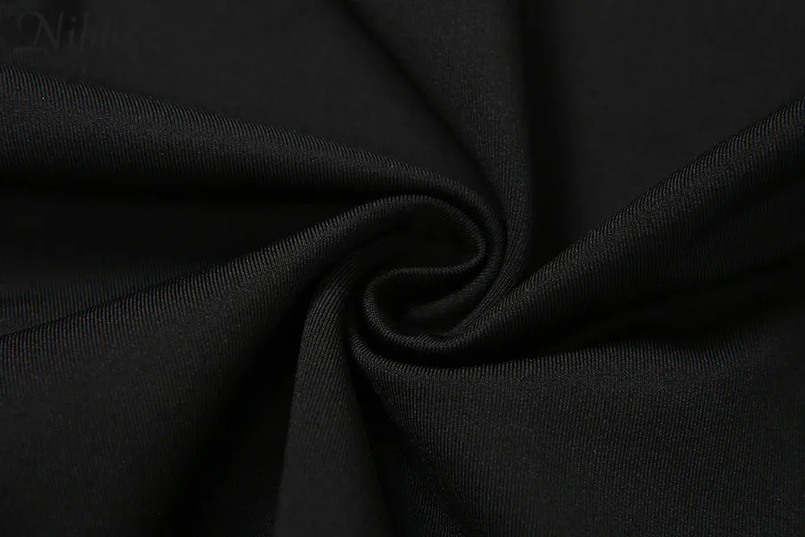 Nibber/Осенняя Светоотражающая юбка в стиле пэчворк, комплект из 2 предметов, женская модная спортивная одежда, летняя уличная футболка, черный костюм для отдыха, mujer