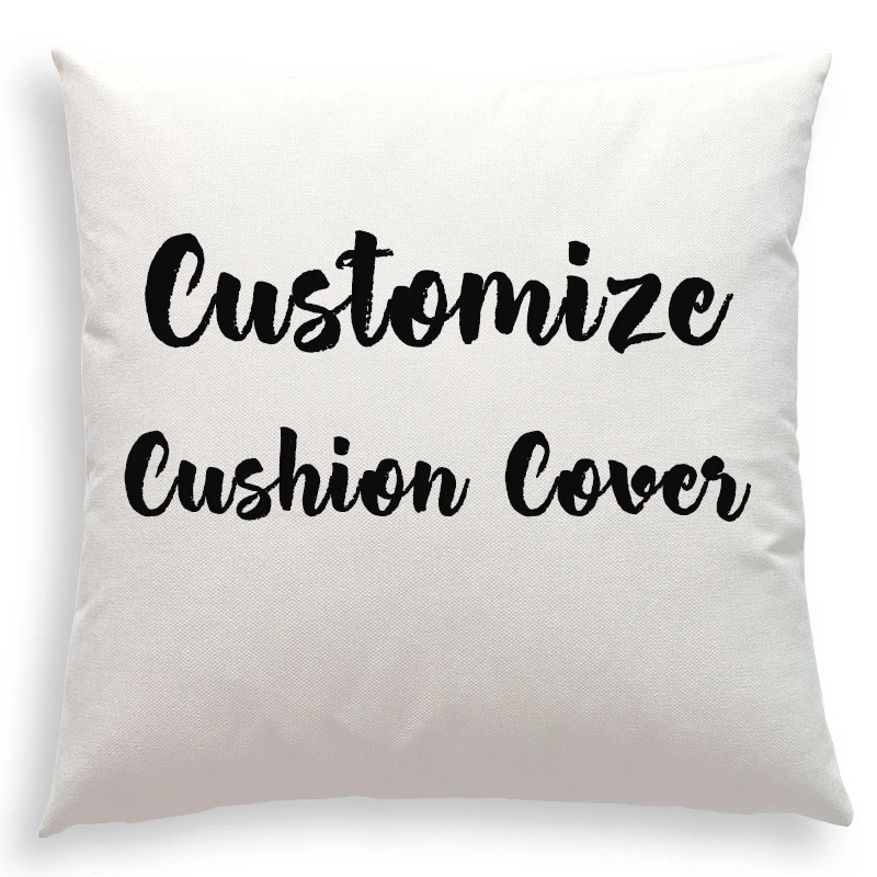 Customize Cushion Covers Home Decorative Sofa Couch Cushion Cover Linen