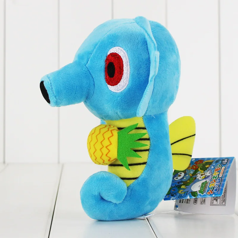 17 см аниме плюшевая игрушка для питомца Horsea Seahorse мягкие куклы подарок для детей