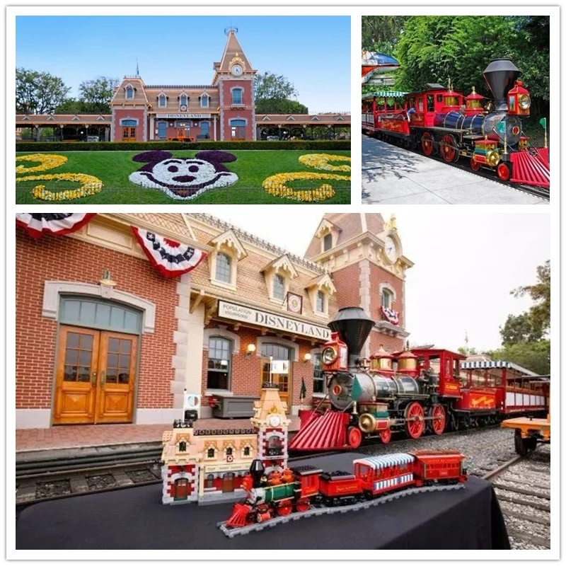 

Presell J11001 3350Pcs Train And Station Compatible legoingsly 71044 Building Bricks Educational Toy Christmas Best Xmas Gifts