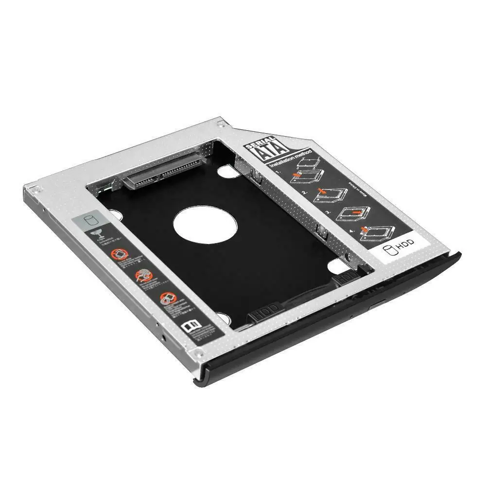 Новый Выделенный 2 й жесткий диск SSD Caddy для HP EliteBook 2530p 2540p чехол жесткого диска с