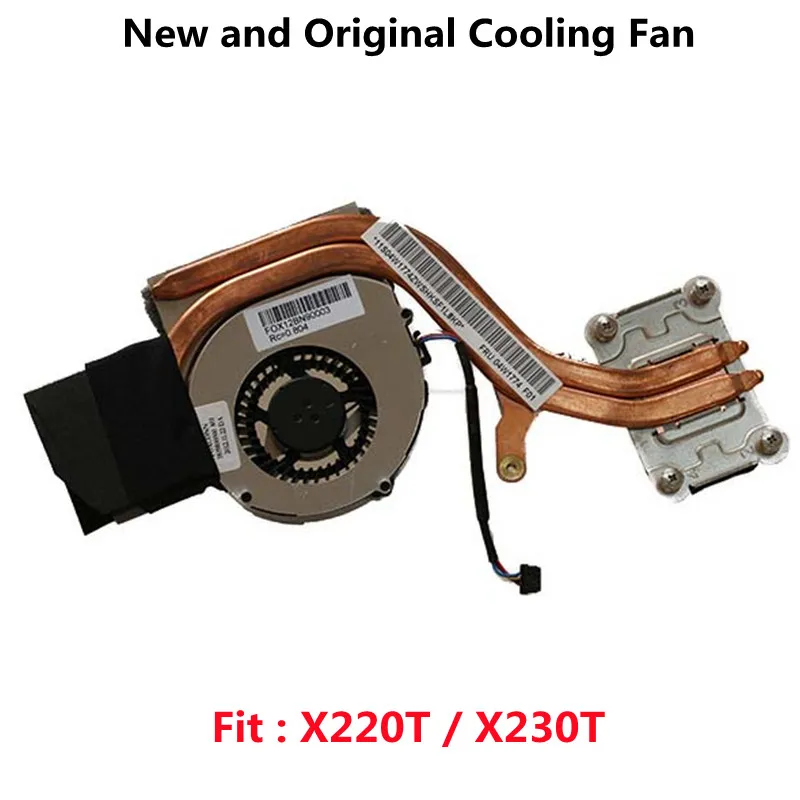 

New Original CPU Cooler Cooling Fan Heatsink for Lenovo ThinkPad X220T X230T Tablet Laptop FRU 04W1774