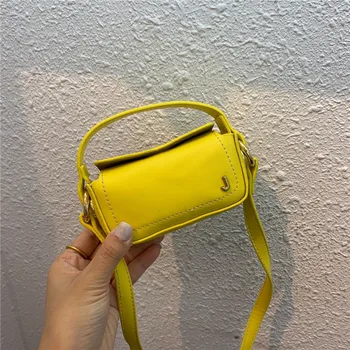 

Famous Designer Brand J PU Leather Mini Messenger Bags for Women, Lipstick Bag