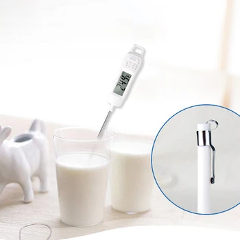 

Food Thermometer Milk Meat Cooking Tools Food Probe With Digital Probe For Kitchen Barbecue 5 Seconds Speed Measurement Tools