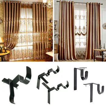 

FAST Kwik Hang Double Center Support Curtain Rod Bracket Window Frame Bracke