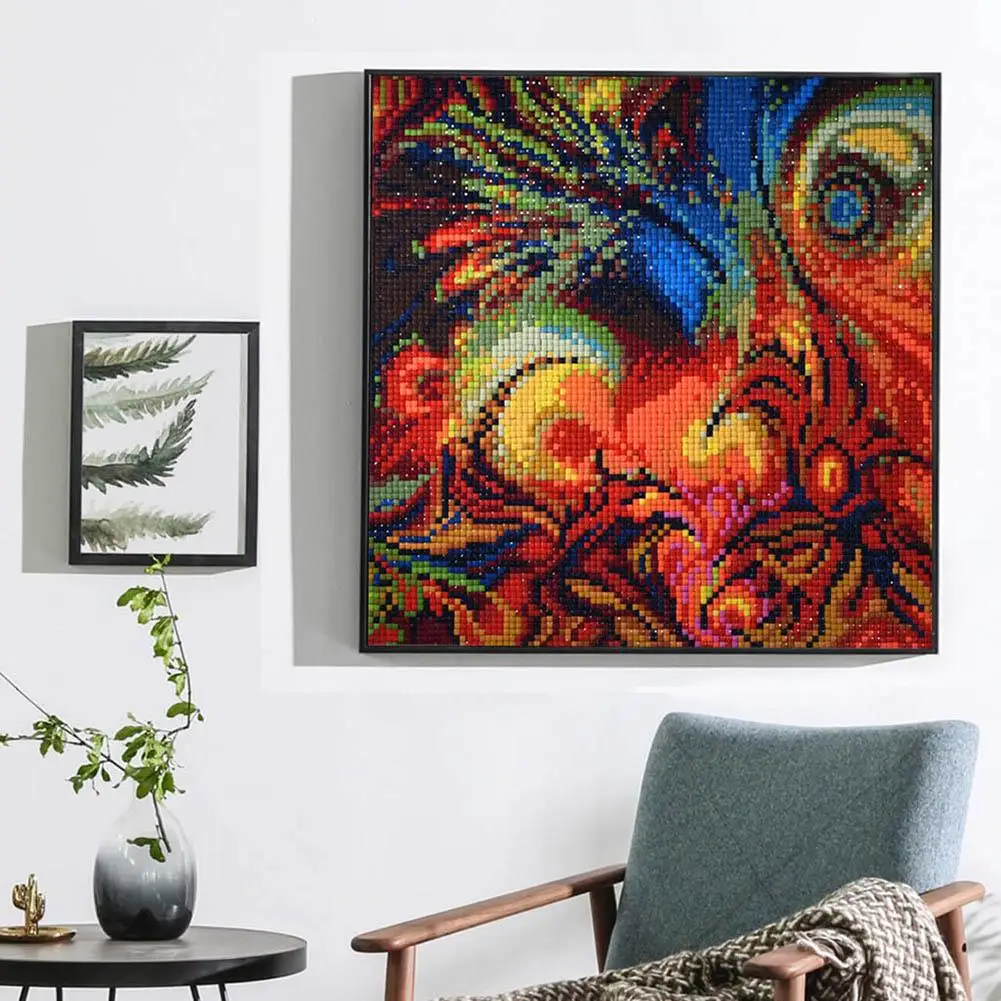 

30x30cm Flower Full Square Diamond Painting DIY Embroidery Cross Stitch Decor