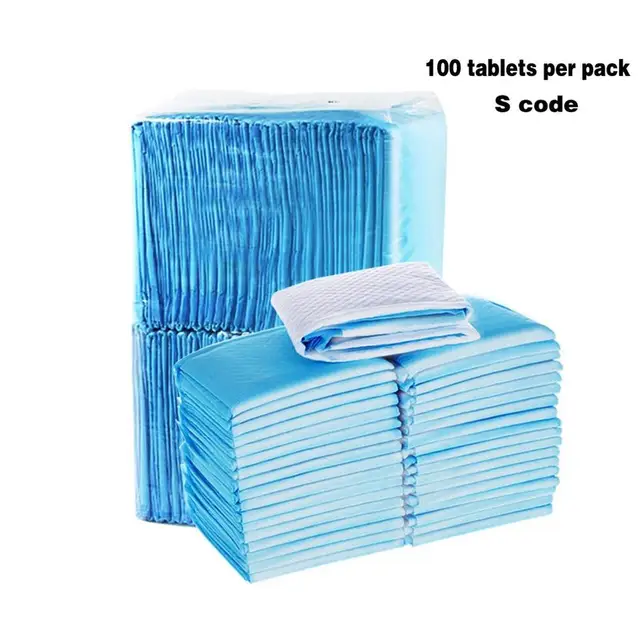 100PCS new Super Absorbent Pet Diaper Puppy Training Pads Dogs Soft leakproof Non-slip Pet Pee Absorbent Toilet Pee Wee Mat 1