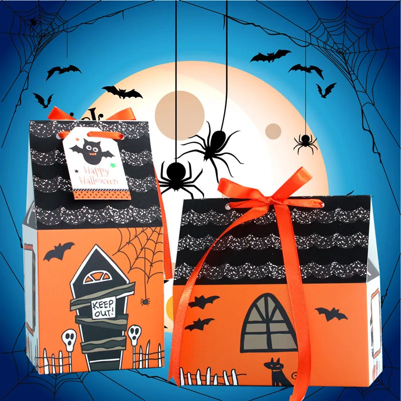 

Gift creative mystery box makeup beautiful bag luxury box holiday gift candy stick sweet bag Halloween box packaging wholesale b
