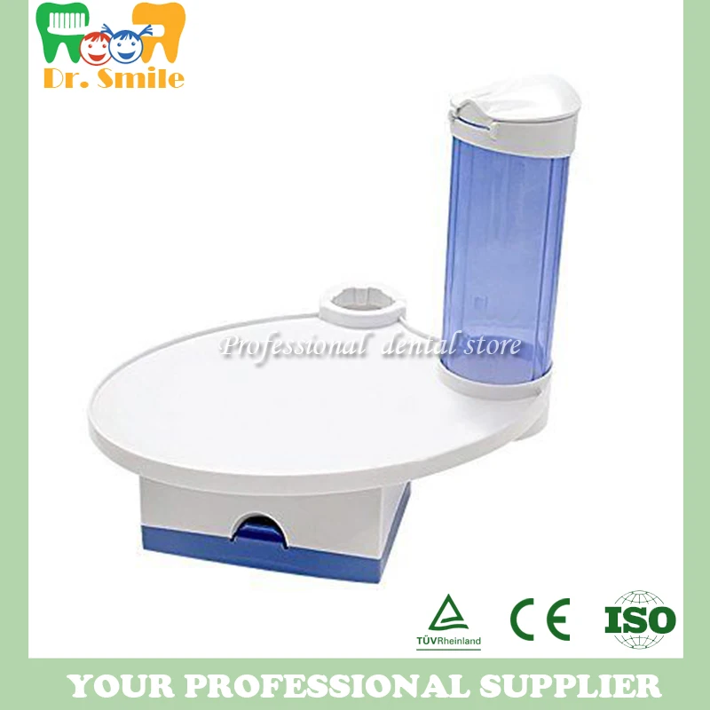 Стоматологическая чашки держатель для хранения Стоматологическая бумажная ткань стоматологический лоток коробка 3-в-1 для стоматологического кресла аксессуар