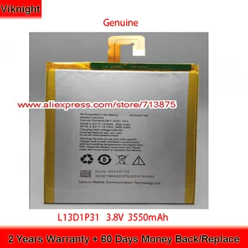 

Genuine 3.8V 3550mAh S5000 S5000-H S5000-F Tablet PC Battery for Lenovo L13D1P31 Tab 2 a7-30 Tab 3 710f