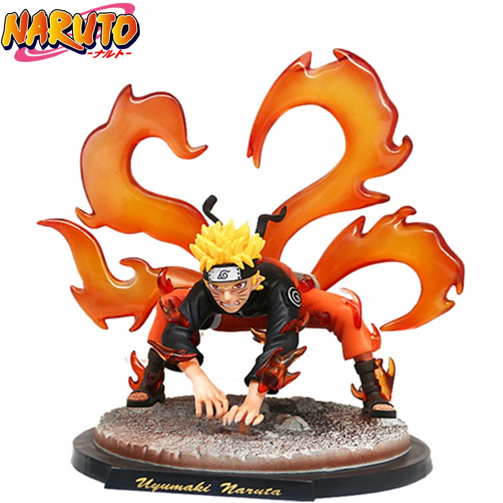 Naruto Pvc Action Figure Kyuubi Statue Anime Naruto Shippuden Uzumaki