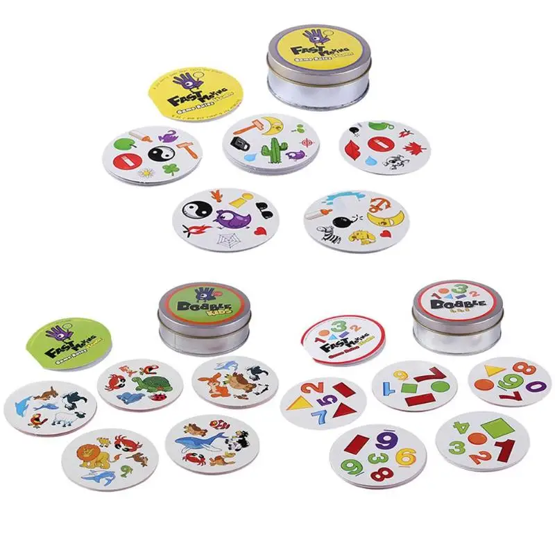 Kid Brainteaser Educational Cards Parent-Child Paper Board Interactive Game