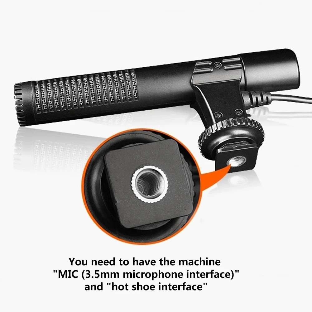 MIC-01 микрофон для цифровой зеркальной камеры Профессиональный звук для интервью черная студия запись DV стерео ветрозащитная крышка аксессуары