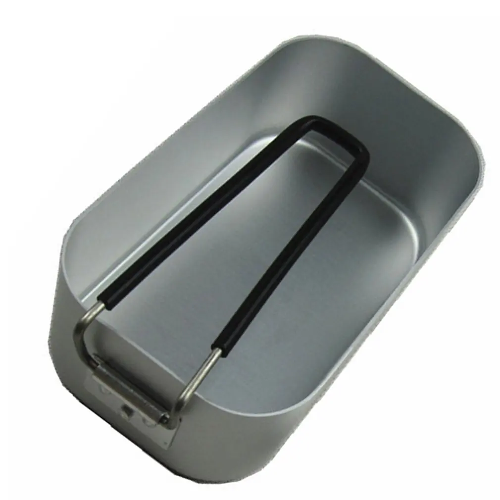 Ultra-Light Aluminum Lunch Box With Handle Travel Portable Lightweight Thick Japanese Aluminum Case Lunch Box