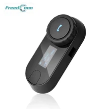 T-COM SC para casco de motocicleta, intercomunicador con Bluetooth, pantalla LCD, Radio FM