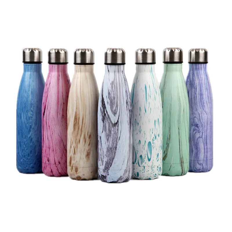 Online 500ml Stainless Steel 304 Thermos Vacuum Flask Bottle Coffee Milk Cup Keep hot and cold Outdoor Travel Sport Hot Water Bottles