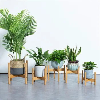 

VOGVIGO Living Room Wooden Shelves Garden Planter Holder Bamboo Plant Stand Flower Pot Shelf Rack Display Outdoor Organizer
