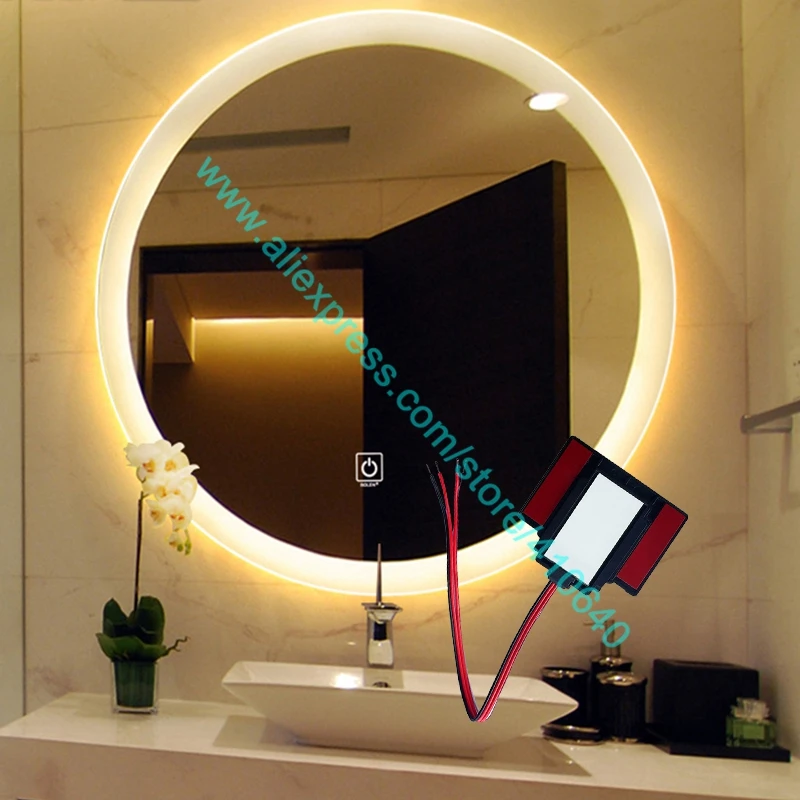 Ac 220v Light Mirror Touch Switch Bathroom Mirror Switch Led Touch