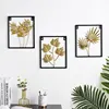 Metal Leaf Wall Pendant Wall Hanging Decoration