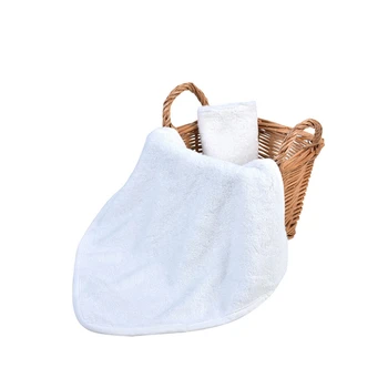 

Bamboo Fiber Children Washing Baby Feeding Face Towels Infant Wipe Wash Cloth Newborns Handkerchief Bath Towel White Color