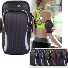 Funda para teléfono deportivo para correr, funda para el brazo para IPhone 11 Pro Max, Xiaomi, Huawei, Samsung S20, P30, brazaletes de gimnasio de 6,5 “para Airpods Bag