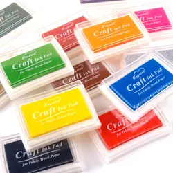 Tampon d'encre à base d'huile pour bricolage, 3 pièces, tampons encreurs pour timbres en caoutchouc, papier bois, tissu, Scrapbooking, tampon encreur pour empreintes digitales, cadeau pour enfant 