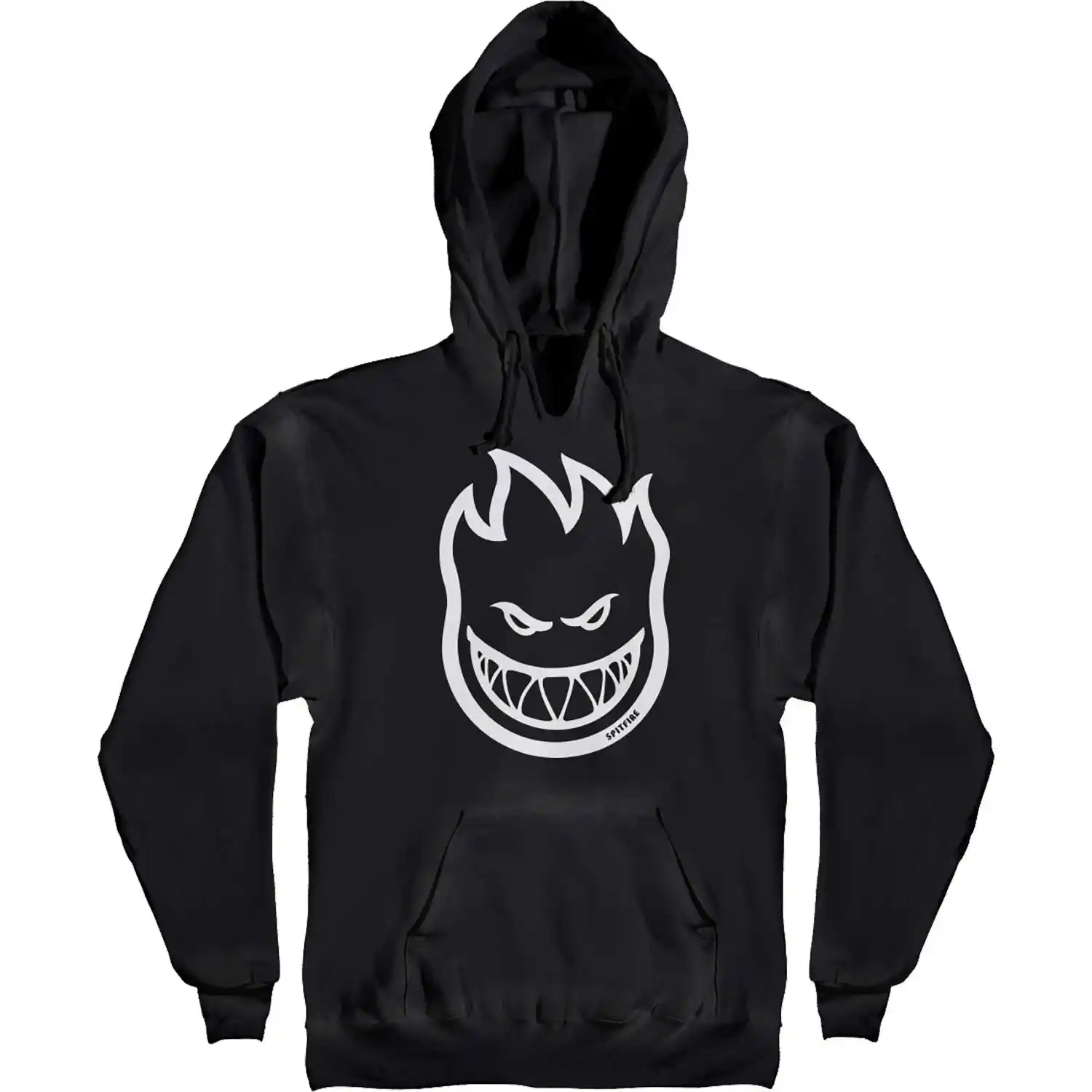 spitfire wheels bighead black/pigment white mens hooded sweat