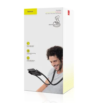 

Baseus Neck Hanging Type Lazy Bracket Multifunctional Mobile Phone Tablet Desktop Bracket Selfie Live Lazy Bracket Storage
