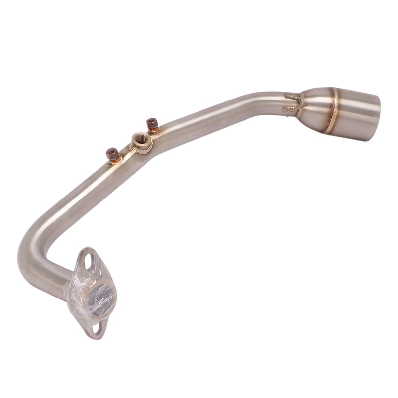 Motorcycle Exhaust Muffler Modified Stainless Steel Middle Tube Escape Moto Front Middle Connector Link Pipe For LIFAN LF-KPV150 - Image 5