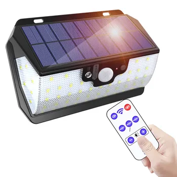 

55 LEDs Solar Light Motion Sensor Waterproof 3 Modes with Remote for Outdoor Garden Garage TSH Shop