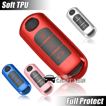 

Soft TPU Full Sealed Fob Key Case Cover Bag fit for Mazda 2 3 5 6 CX-3 CX-4 CX-5 CX-7 CX-9 Atenza Axela MX5 C6