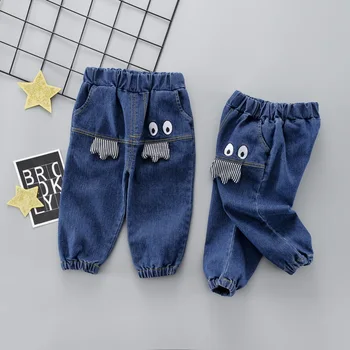 

IENENS Autumn Jeans Trousers For Baby 1 2 3 4 Years Toddler Girl Denim Pants Children Kids Loose Long Pants Bottoms Clothing