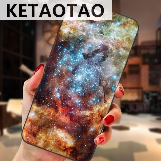 Армейский зеленый Чехол KETAOTAO Nebula Universe для samsung galaxy S4 S5 S6 S7 S8 S9 S10 edge Note из мягкого ТПУ резины и силикона - Цвет: Армейский зеленый