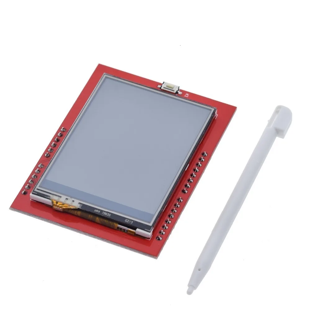 ЖК-модуль TFT 2,4 дюймов TFT ЖК-экран для Arduino UNO R3 плата и поддержка mega 2560 с сенсорной ручкой, UNO R3