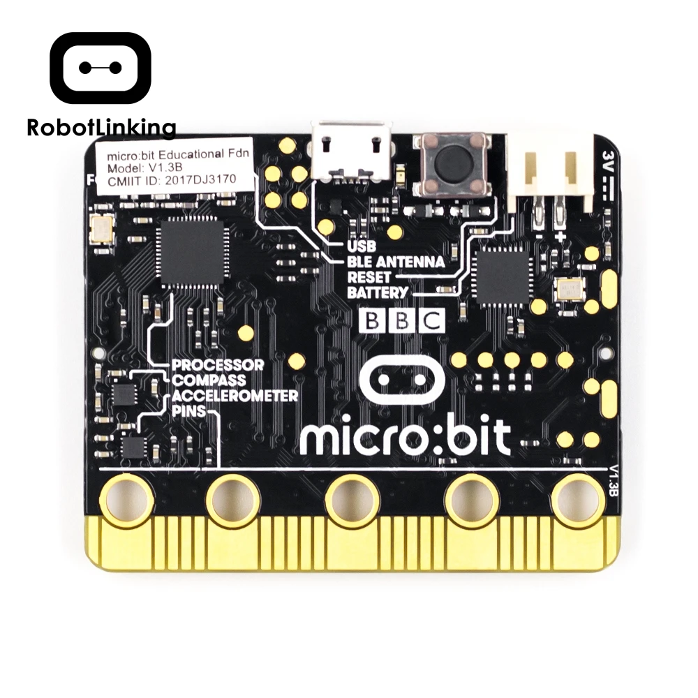Micro: бит NRF51822 макетная плата микроконтроллер с детектором движения компас светодиодный дисплей, Bluetooth с протектором чехол