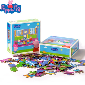 

Hot Sale Original Peppa Pig Kids Puzzles Wooden Puzzle Toys Babies Early Education Puzzle Toy for Children Birthday Gift
