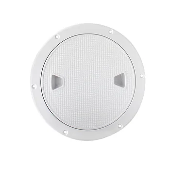 

6 Inch Round Tight No Screw Anti-Corrosion Inspection Deck Plate for Boat Yacht Marine Access Hatch Cover