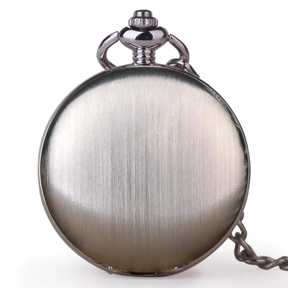 Винтажный кулон Fob часы классические полированные гладкие кварцевые карманные с