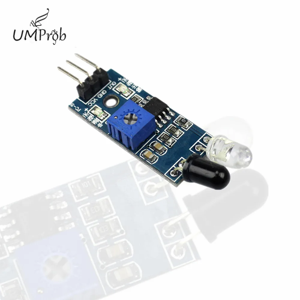 Toy Car Robot 3pin 3.3-5v Ir Infrared Obstacle Avoidance Sensor Module ...