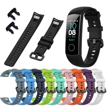 

Silicone Watch Band Replacement Smart Bracelet Strap For Huawei Honor Band 5 Antifouling Wearable Devices Smart Accessories