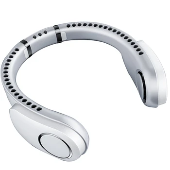 

Hanging Neck Leafless Fan Ultra-Quiet Sports Cooling Portable USB Fan