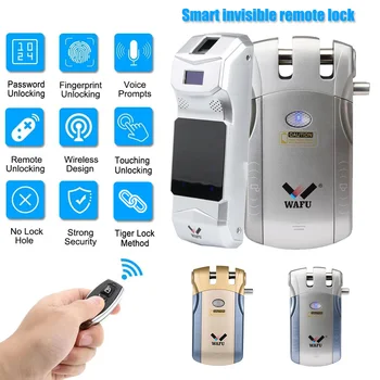 

Wireless Remote Control Lock Smart Electronic Door Lock WF010 Keyless Entry Door Hogard