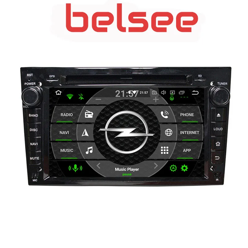 Belsee Android 9 0 Автомагнитола gps мультимедиа 4 GB/8 GB/Core Opel Vauxhall VECTRA Antara Zafira Corsa Meriva Astra H G